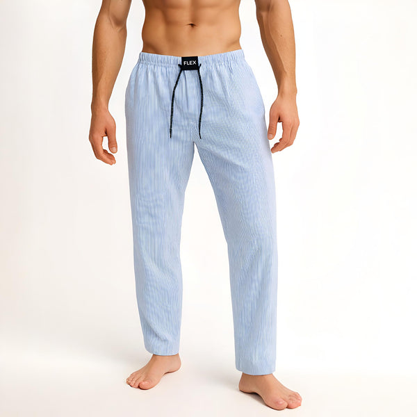 Heaven (Light blue/ White striped) Woven Pajama