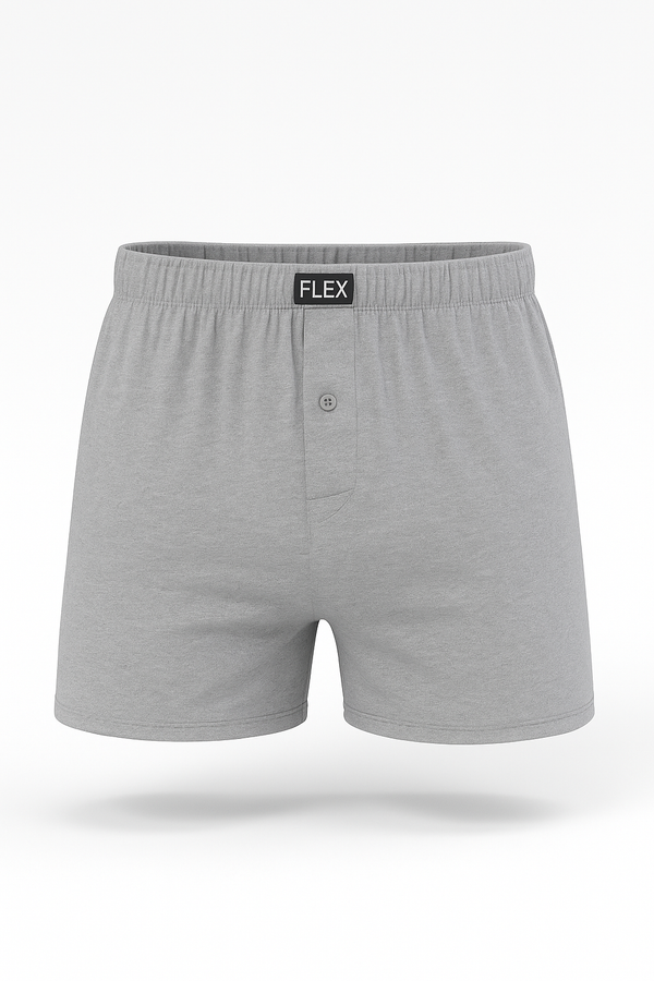 Loose Fit Boxer Short For Men (Grey)