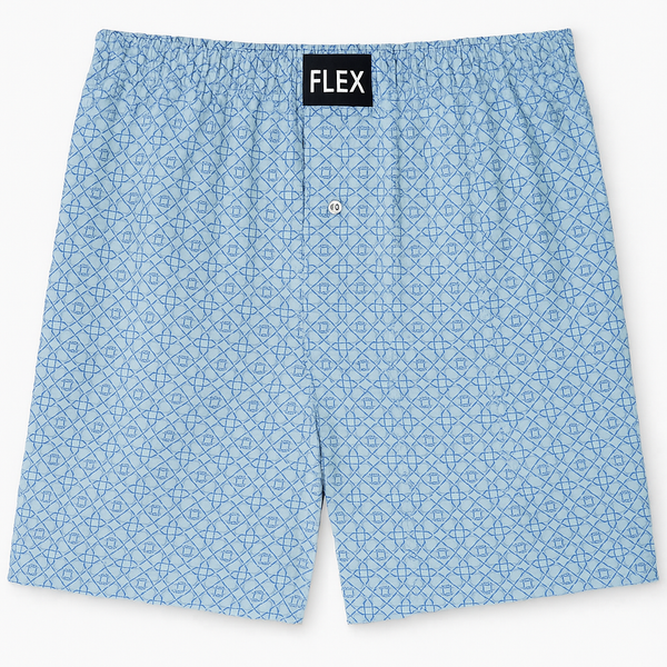 Prism Blue Woven Boxer Short