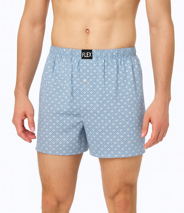 Prism Blue Woven Boxer Short