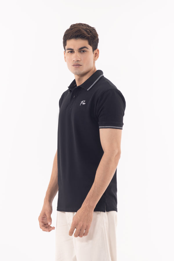 Flex Elite-Anti Stain/Anti-Odour/Anti-Sweat Revolutionary Polo Black